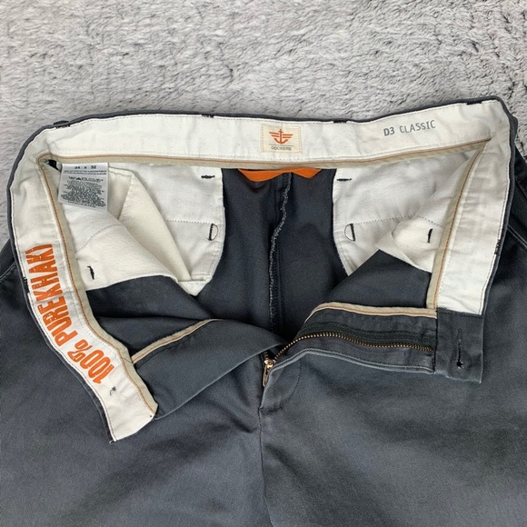 Dockers Mens D3 Classic Gray Khaki Pants - Picture 9 of 16